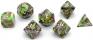 Lime Green Imperial Jasper 7 Piece RPG Set TruStone Dice 