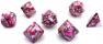 Pyrite Red Imperial Jasper 7 Piece RPG Set TruStone Dice 