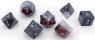 Bloodstone 7 Piece RPG Set Gemstone Dice 