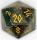 African Jade Boulder 30mm Gemstone Dice 