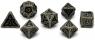 Pirate Dice Pieces of 8 7 Piece RPG set Alloy Dice 