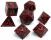 Ironworks Efreet Flames 7 Piece RPG set Alloy Dice 