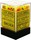Chessex Gemini Orange Yellow w Black Set of 36 d6 Dice CHX26842 Dice Life Counters Tokens