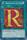 R Righteous Justice RYMP EN025 Secret Rare 1st Edition 