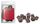 Chessex Translucent Smoke w Red Set of 10 d10 Dice CHX23218 Chessex Dice Supplies