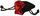 Koplow Black Velvet Dice Bag w Red Satin Lining 3 3 4 X4 09915 