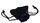 Koplow Black Velvet Dice Bag w Purple Satin Lining 3 3 4 X4 09914 