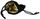 Koplow Black Velvet Dice Bag w Gold Satin Lining 3 3 4 X4 09913 