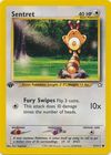 POKEMON ROCKET RETURNS HOLO REV N° 75/109 SENTRET 