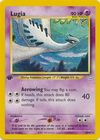 Cartão Pokemon Lugia Ex 180hp 102/113 ultra raro tesouros lendários inglês
