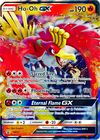 Ho-Oh GX 131/147 English Card Normal Size 2.5 x 3.5 in  Sleeve and Safe Box Ultra Flashy Card Free 1 EX Random in Pack : Office  Products