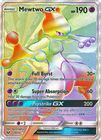 Carte Pokémon MEWTWO-GX Full Art - 72/73 - PV190 - Version française
