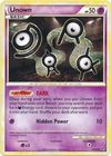 Pokemon Unown 55/123 HeartGold & SoulSilver REV HOLO- Pokémon TCG Card 2010